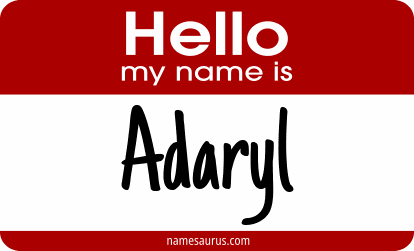 Hello my name is Adaryl png download