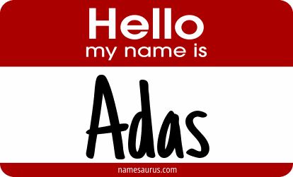 Hello my name is Adas png download