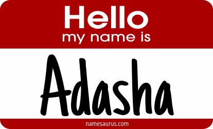 Hello my name is Adasha png download