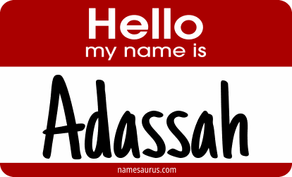 Hello my name is Adassah png download