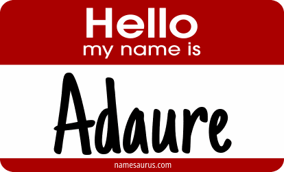 Hello my name is Adaure png download