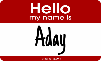 Hello my name is Aday png download