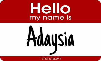 Hello my name is Adaysia png download