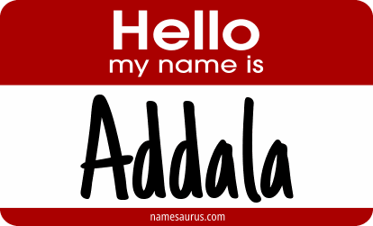 Hello my name is Addala png download