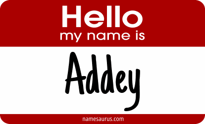 Hello my name is Addey png download