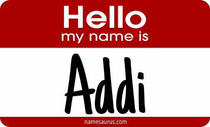 Hello my name is Addi png download