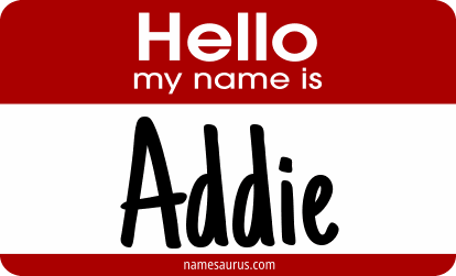 Hello my name is Addie png download