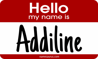 Hello my name is Addiline png download
