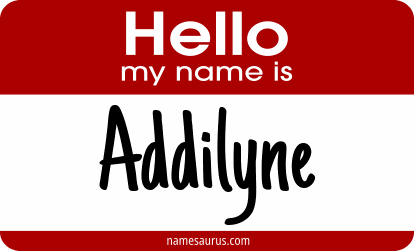 Hello my name is Addilyne png download