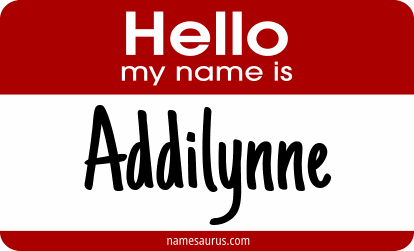 Hello my name is Addilynne png download
