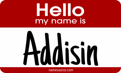 Hello my name is Addisin png download