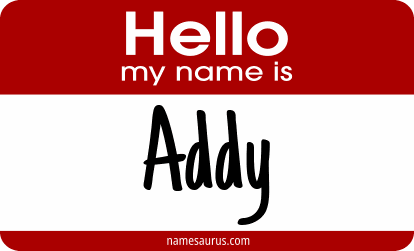 Hello my name is Addy png download