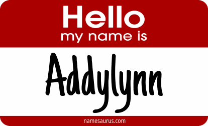 Hello my name is Addylynn png download