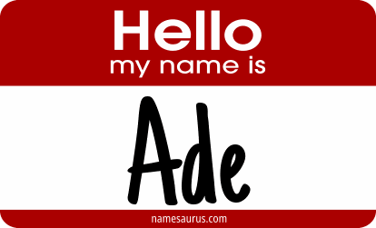 Hello my name is Ade png download