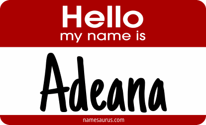 Hello my name is Adeana png download