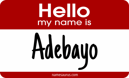 Hello my name is Adebayo png download