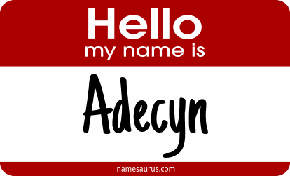 Hello my name is Adecyn png download