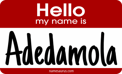 Hello my name is Adedamola png download