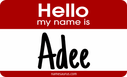 Hello my name is Adee png download