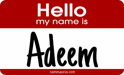 Hello my name is Adeem png download