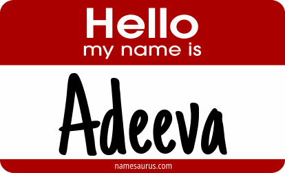 Hello my name is Adeeva png download