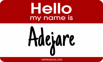 Hello my name is Adejare png download