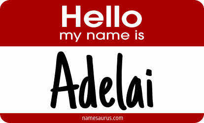 Hello my name is Adelai png download