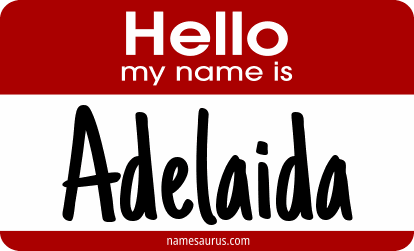 Hello my name is Adelaida png download