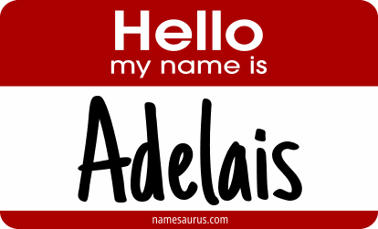 Hello my name is Adelais png download