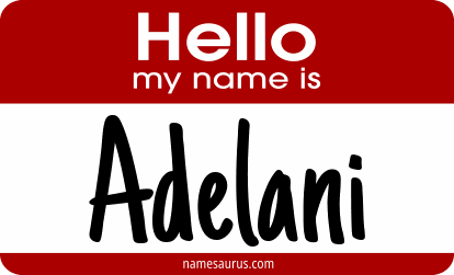 Hello my name is Adelani png download