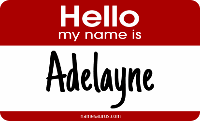 Hello my name is Adelayne png download