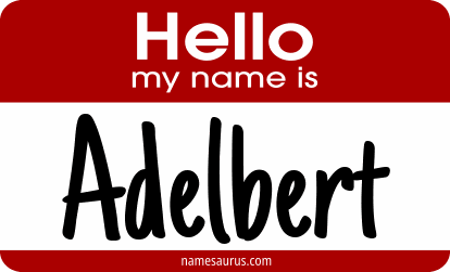 Hello my name is Adelbert png download