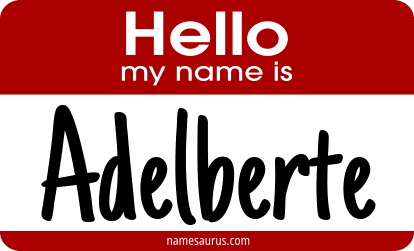 Hello my name is Adelberte png download