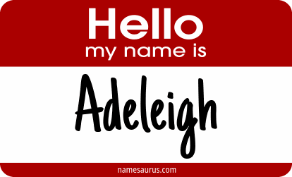 Hello my name is Adeleigh png download