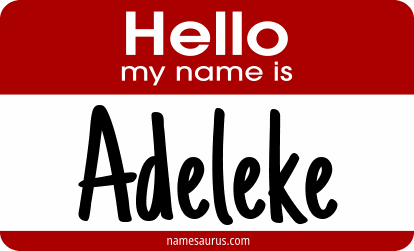 Hello my name is Adeleke png download