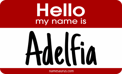 Hello my name is Adelfia png download