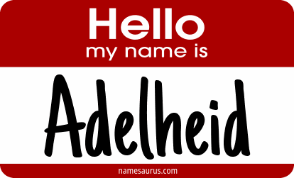 Hello my name is Adelheid png download