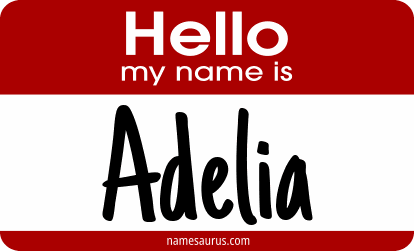 Hello my name is Adelia png download