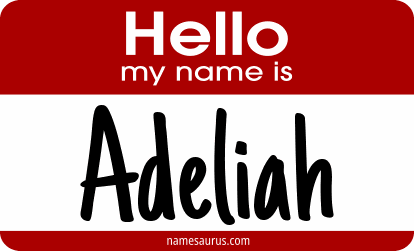 Hello my name is Adeliah png download