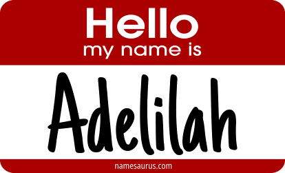 Hello my name is Adelilah png download