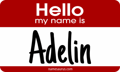 Hello my name is Adelin png download