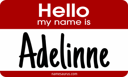 Hello my name is Adelinne png download