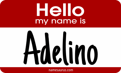Hello my name is Adelino png download