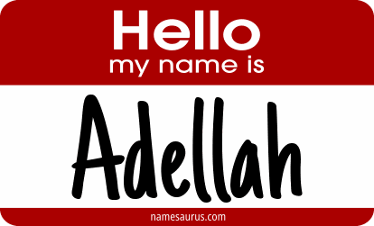 Hello my name is Adellah png download