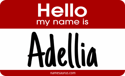 Hello my name is Adellia png download