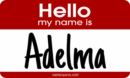 Hello my name is Adelma png download