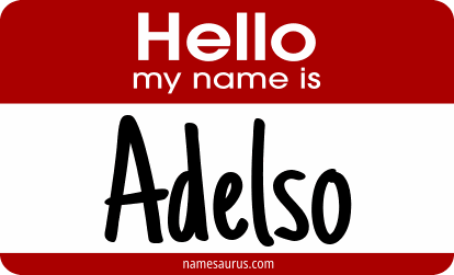 Hello my name is Adelso png download