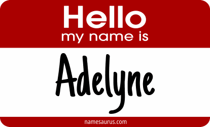 Hello my name is Adelyne png download