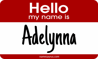 Hello my name is Adelynna png download