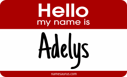 Hello my name is Adelys png download